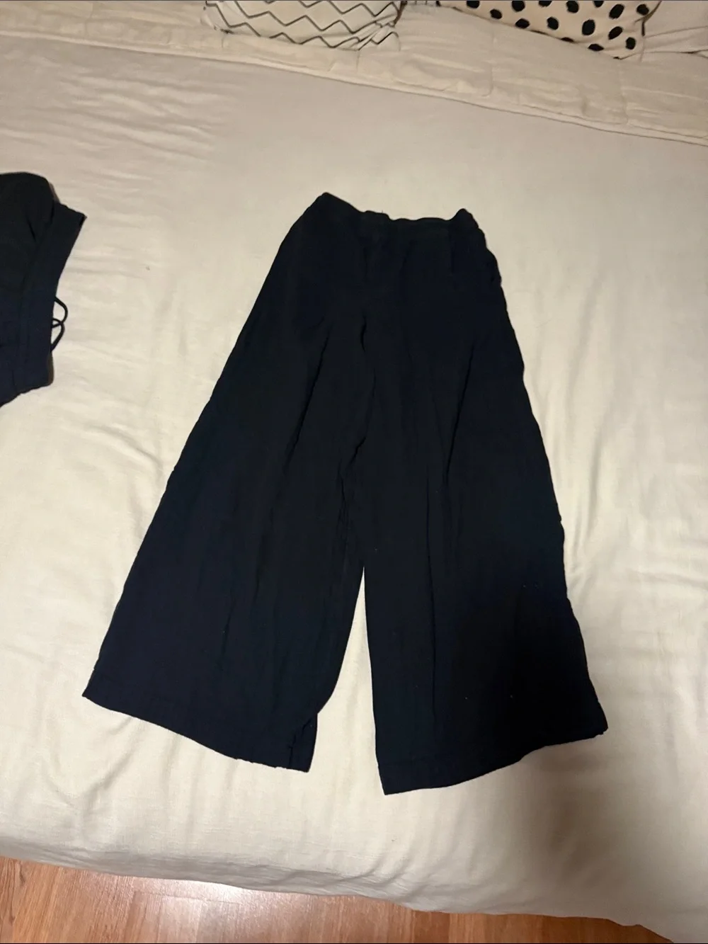Old Navy Girls' Wide-Leg Black Pants